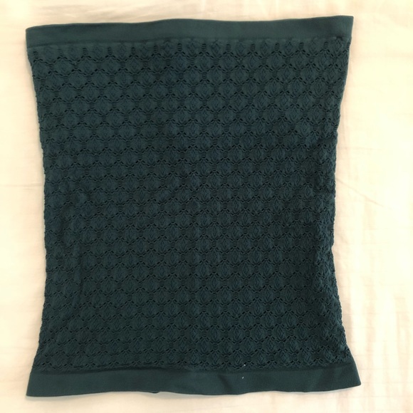 Free People Green Honey Comb Tube Top (XS/S) - Picture 2 of 2